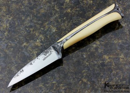 Christoph Deringer Custom Knife Hand Forged From a 1" Ball Bearing (52100 Steel) Wharncliffe Straight Knife