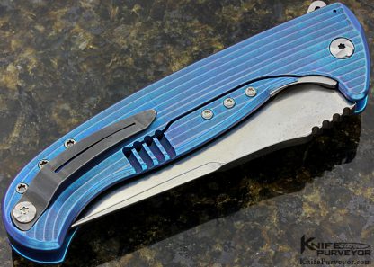 Matt Diskin Custom Knife Milled Frame Lock Flipper - Image 4