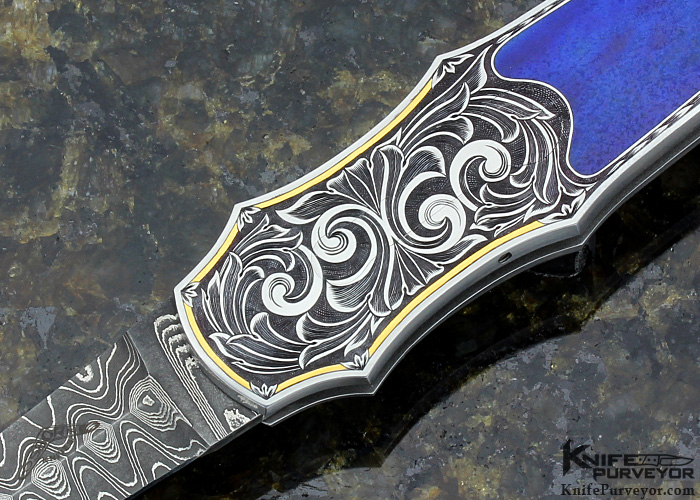 Warren Osborne Custom Knife Engraved by Tim Halloran with