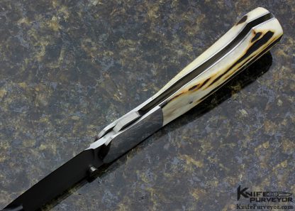 Scott Sawby Custom Knives Stag Combat Utility Self Lock - Image 5