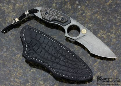 Oleksander Orebchuk Bogdanovich "Kazak" Custom Knife "Phantom I" Law Defender - Image 2