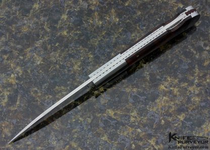 Frank Centofante Custom Knife Desert Ironwood Lockback - Image 4