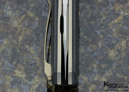 Robert Terzuola Custom Knife Eagle Rock Carbon Fiber Linerlock - Image 5