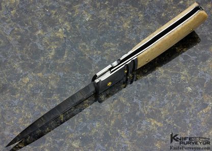 Steve Fecas Custom Knife Semi Skinner Oosic Linerlock - Image 5