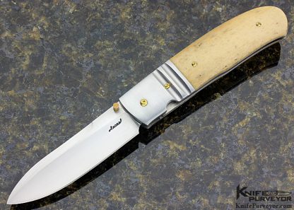 Steve Fecas Custom Knife Semi Skinner Oosic Linerlock