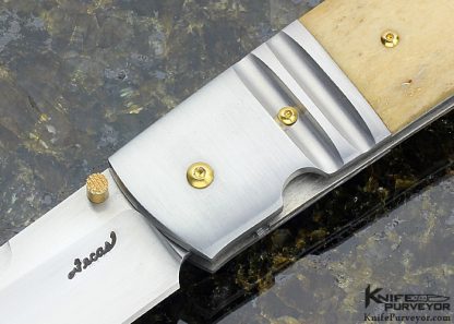 Steve Fecas Custom Knife Semi Skinner Oosic Linerlock - Image 2