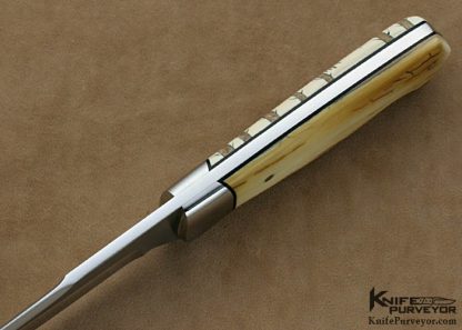 Gaetan Beauchamp Custom Knives Sole Authorship Scrimmshawed  Hunter - Image 5