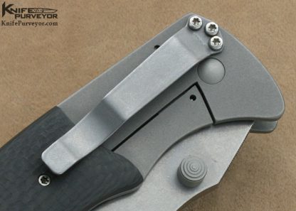 Aaron Fredrick Custom Knife VBSS (Visit Board Search & Seizure) Textured Black G-10 Linerlock - Image 5