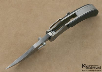 Aaron Frederick Custom Knives S30V & Textured Carbon Fiber Extreme Skinner Liner Lock - Image 5
