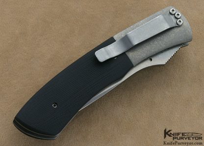Aaron Frederick Custom Knives S30V & Black G-10 "Every Day Carry"  Linerlock - Image 3