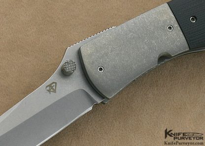 Aaron Frederick Custom Knives S30V & Black G-10 "Every Day Carry"  Linerlock - Image 2