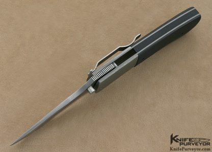 Aaron Frederick Custom Knives S30V & Black G-10 "Every Day Carry"  Linerlock - Image 6