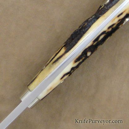 Yoshihito Aida Custom Knife Stag Drop Point Hunter - Image 4