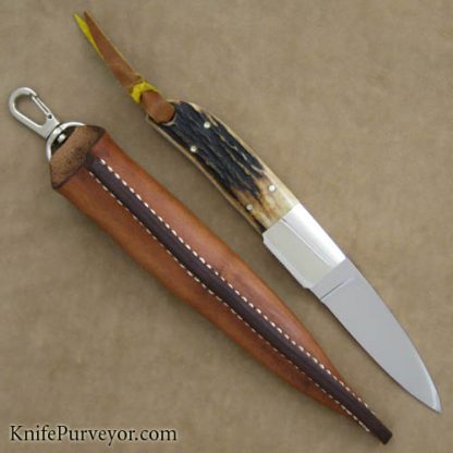 Yoshihito Aida Custom Knife Stag Stiffhorn - Image 3