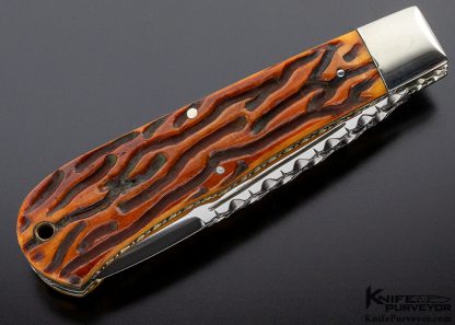 Al Crenshaw Custom Knife Jigged Bone Trapper - Image 5