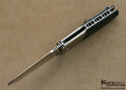 Allen Elishewitz Custom Knives Liong Mah Force One Flipper - Image 5