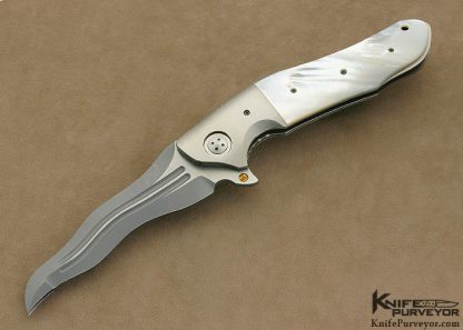 Allen Elishewitz Custom Knife Liong Mah Design #1 Malaysian Jaguar Flipper