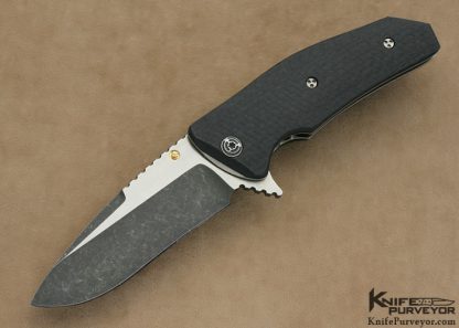 Allen Elishewitz Custom Knife Spatha Carbon Fiber Flipper