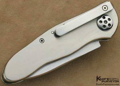 Allen Elishewitz Custom Knife Titanium Lever Release Auto - Image 4