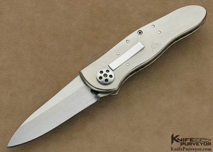 Allen Elishewitz Custom Knife Titanium Lever Release Auto