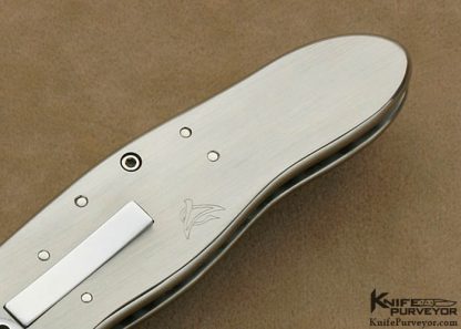 Allen Elishewitz Custom Knife Titanium Lever Release Auto - Image 3