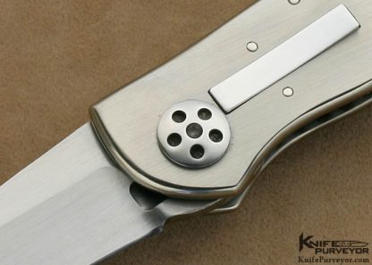 Allen Elishewitz Custom Knife Titanium Lever Release Auto - Image 2