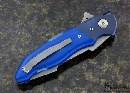Alan Folts Custom Knife "Inertia" Tanto Style G10 Linerlock Flipper - Image 3