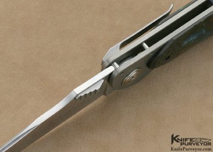 Allen Elishewitz Custom Knives Carbon Fiber & Acrylic "Stryker" Framelock - Image 5