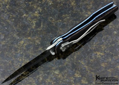 Allen Elishewitz Custom Knife D/A Auto #16 Micarta with Titanium Liner - Image 4