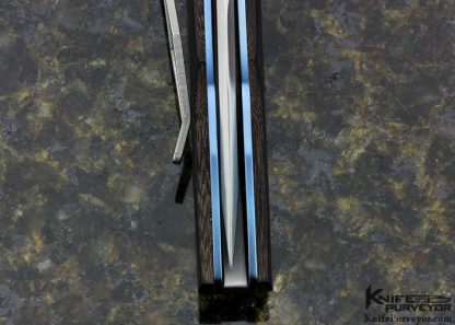 Allen Elishewitz Custom Knife D/A Auto #16 Micarta with Titanium Liner - Image 5