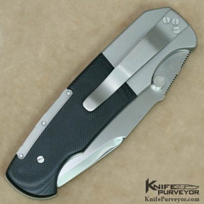 Andre Devillers Custom Knife G-10 & Titanium Linerlock - Image 3