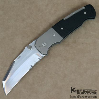 Andre Devillers Custom Knife G-10 & Titanium Linerlock