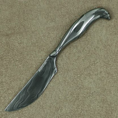 Audra Draper Custom Knife Master Smith Miniature Integral Bowie