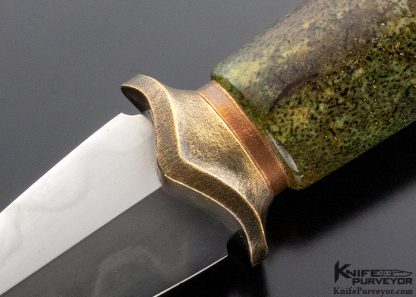 Anders Hogstrom Custom Knife Ceremonial Dagger Walrus Bone - Image 2