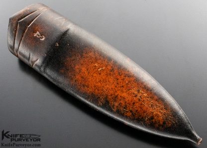 Anders Hogstrom Custom Knife Mammoth Bone with Textured and Antique Bronze Fittings - Image 7