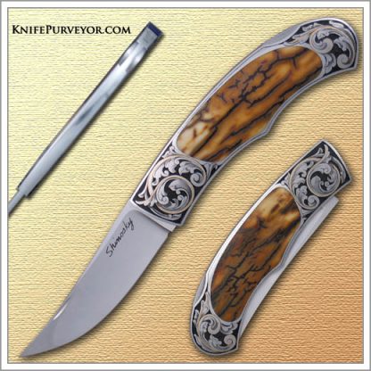 Andy Shinosky's Custom Knife:  Engraved  Interframe Lockback