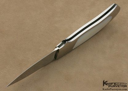 Andy Shinosky Custom Knife Mother of Pearl Shell Interframe Lockback - Image 5