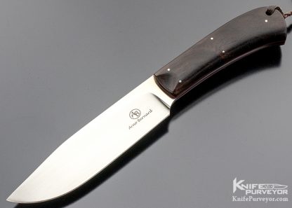 Arno Bernard Custom Knife "Elephant" Giant Ebony 10008 Open