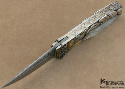 Arpad Bojtos Custom Knives Leda and the Swan Linerlock - Image 7