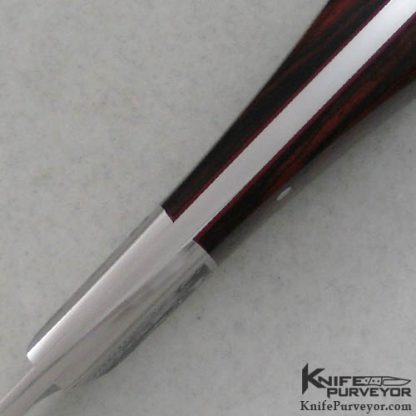 Arpad Bojtos Custom Knife Sole Authorship Engraved Rosewood Hunter - Image 5