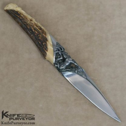 Arpad Bojtos Custom Knife "Hercules and the Ceryneian Hind" Art Knife - Image 3