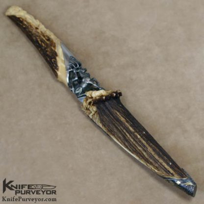 Arpad Bojtos Custom Knife "Hercules and the Ceryneian Hind" Art Knife - Image 10