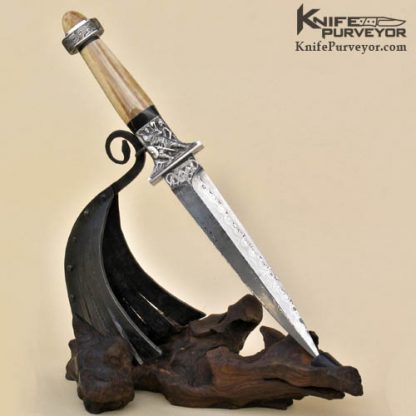 Arpad Bojtos Custom Knife Viking Dagger - Image 4