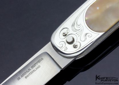 Arthur Soppera Custom Knife Button Release Auto with Rear Safety - Image 2
