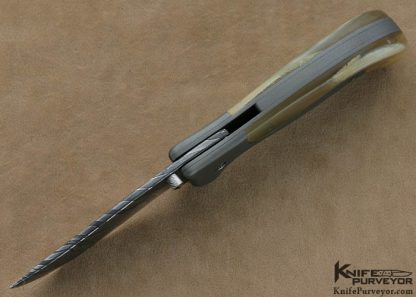 Audra Draper Custom Knives Sole Authorship Damascus & Ramshorn Aloha Cowgirl - Image 4