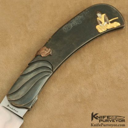 Bailey Bradshaw Custom Knife Sole Authorship Engraved Self Lock - Image 2