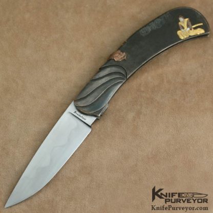 Bailey Bradshaw Custom Knife Sole Authorship Engraved Self Lock