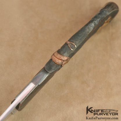 Bailey Bradshaw Custom Knife Sole Authorship Engraved Self Lock - Image 4