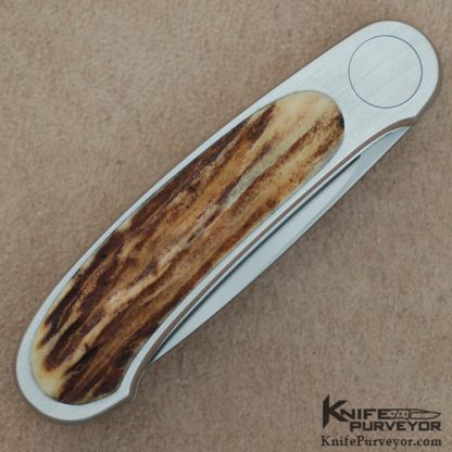 Barry Wood Custom Knife Knifemakers Guild 25th Anniversary Foldaway Knife - Image 3