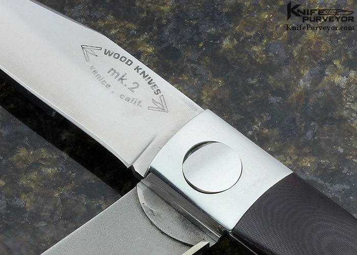 Barry Wood Custom Knife 1983 Micarta MK2 Funny Folder - Knife Purveyor